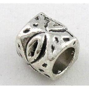 bead, tibetan silver spacer, Non-Nickel