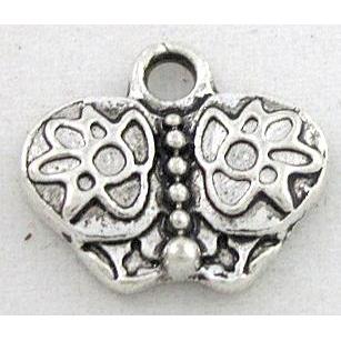 tibetan silver butterfly pendant, Non-Nickel