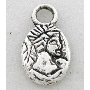 tibetan silver pendant, Non-Nickel