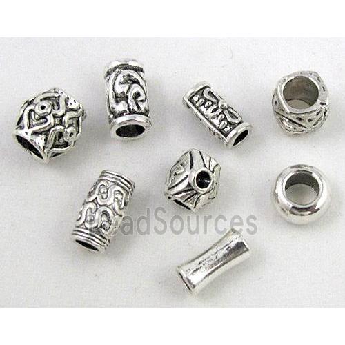 mixed Tibetan silver beads, Non-nickel