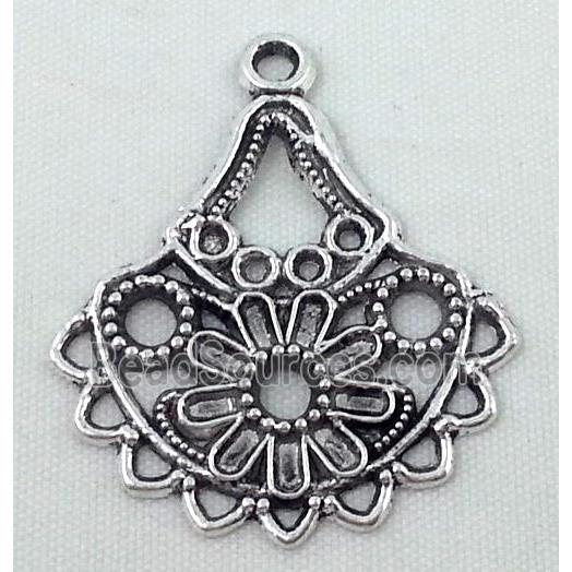 tibetan silver pendant, non-nickel