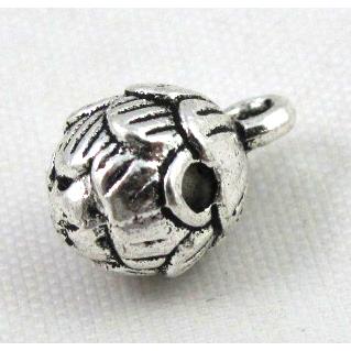 tibetan silver charms bead non-nickel