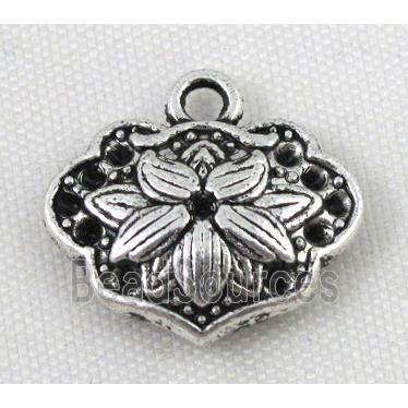 tibetan silver charms bead non-nickel