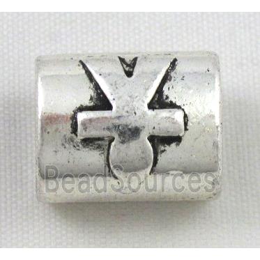 tibetan silver charms bead non-nickel