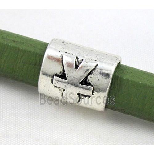 tibetan silver charms bead non-nickel