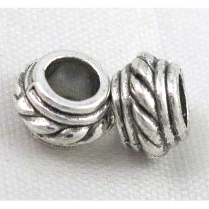 spacer tibetan silver charms bead non-nickel