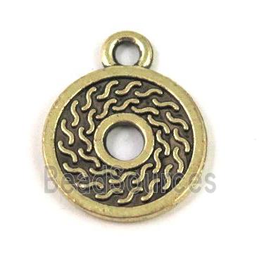 Tibetan silver pendant, non-nickel