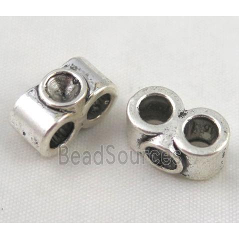 bead, tibetan silver Non-Nickel