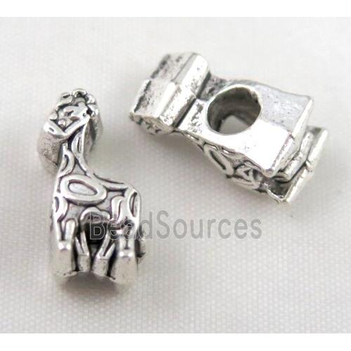 bead, tibetan silver Non-Nickel