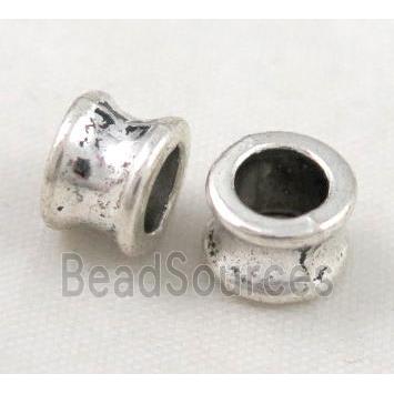 bead, tibetan silver Non-Nickel