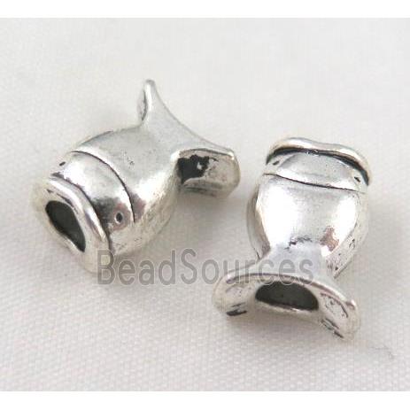 bead, tibetan silver Non-Nickel