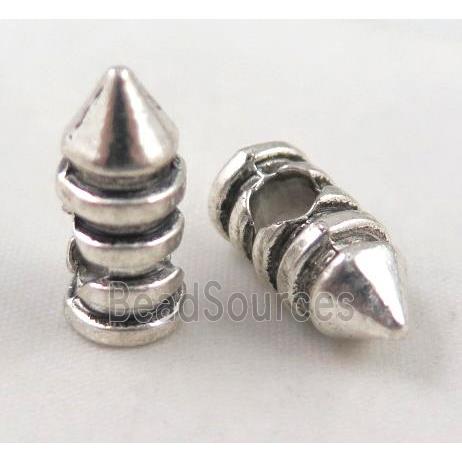 bead, tibetan silver Non-Nickel