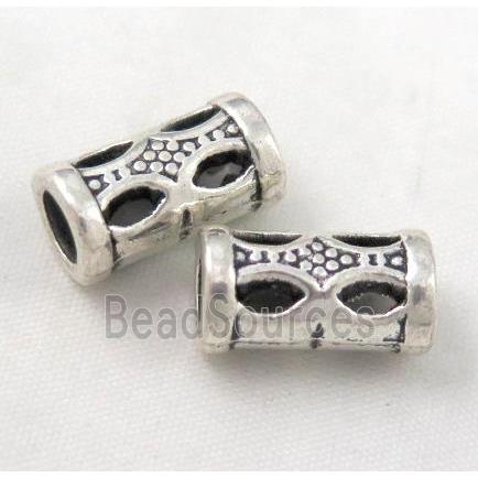 bead, tibetan silver Non-Nickel