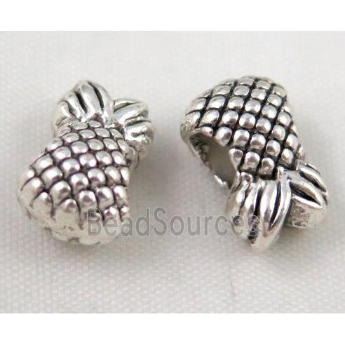 pineapple bead, tibetan silver Non-Nickel