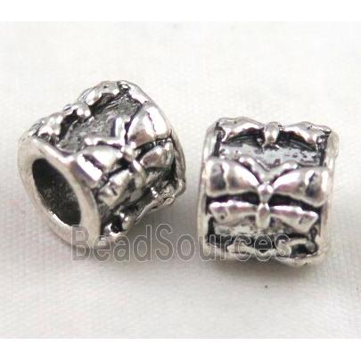 bead, tibetan silver Non-Nickel