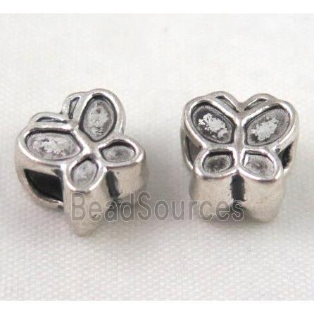 bead, tibetan silver Non-Nickel