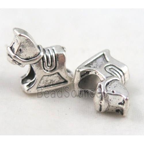 bead, tibetan silver Non-Nickel