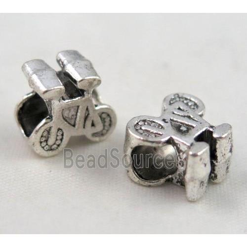 bead, tibetan silver Non-Nickel