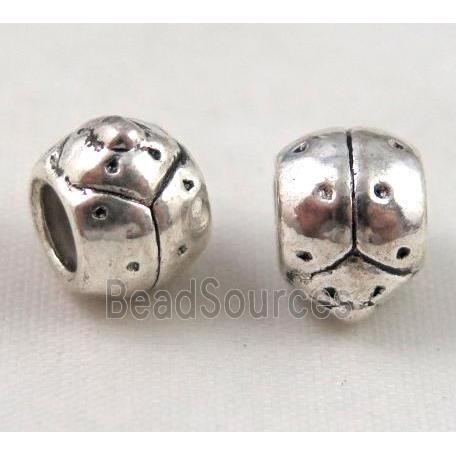 bead, tibetan silver Non-Nickel