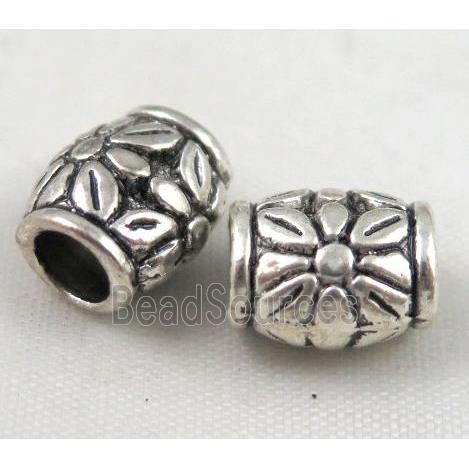 bead, tibetan silver Non-Nickel