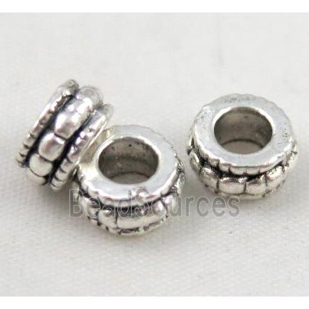 bead, tibetan silver Non-Nickel