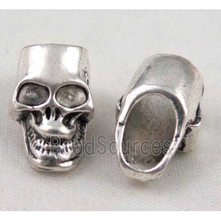 tibetan silver skull beads Non-Nickel