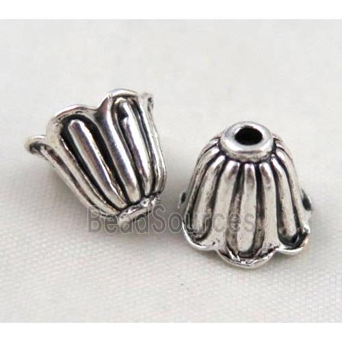 tibetan silver beadcaps Non-Nickel