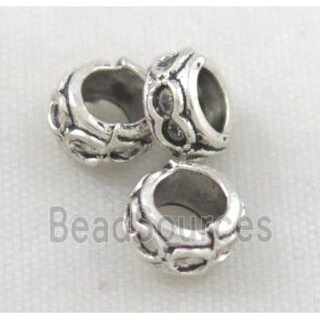 tibetan silver spacer beads, non-nickel