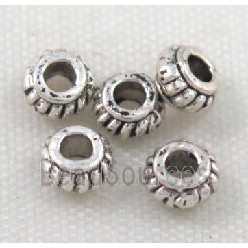 tibetan silver spacer beads, non-nickel