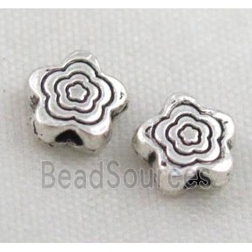 tibetan silver spacer beads, non-nickel