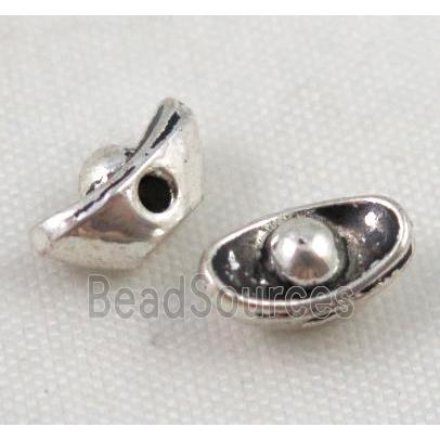 tibetan silver spacer beads, non-nickel