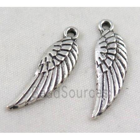 Tibetan silver angel wing pendant, Non-nickel