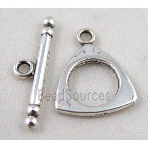 Tibetan Silver Toggle Clasp Non-Nickel