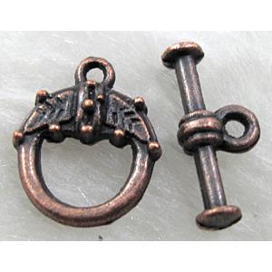 Tibetan Silver toggle clasps, Pinky