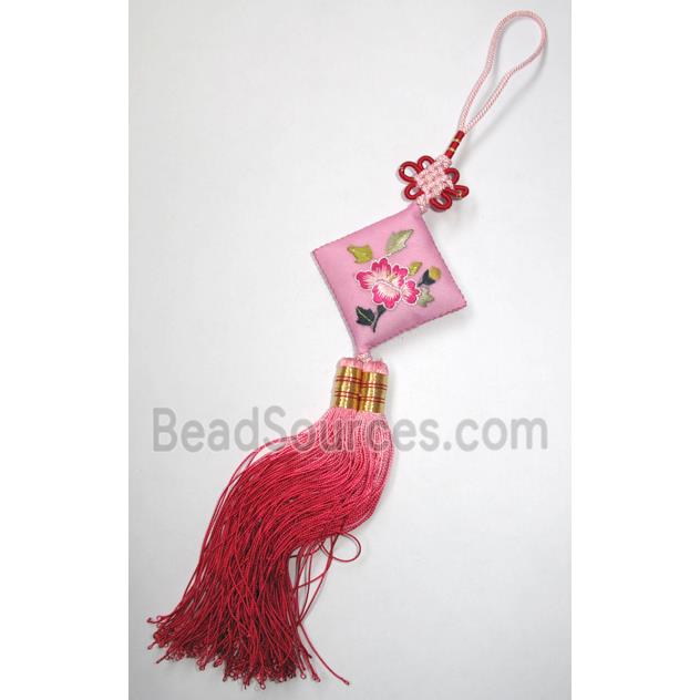 handmade Embroidery silk jewelry