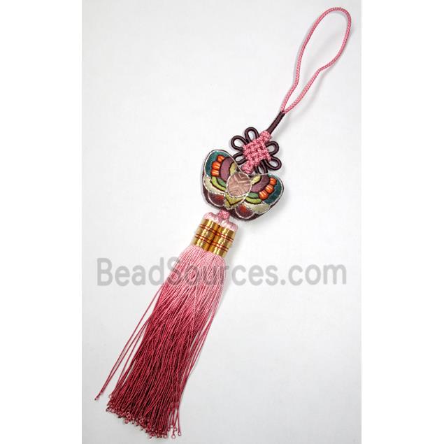 handmade Embroidery silk jewelry