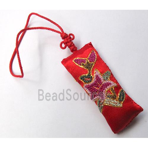 handmade Embroidery silk jewelry