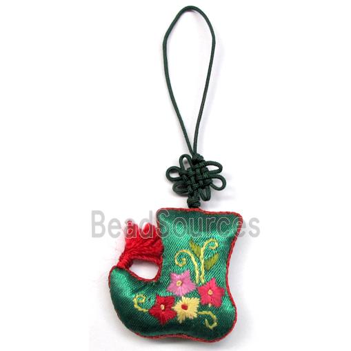 handmade Embroidery silk jewelry, SHOSE