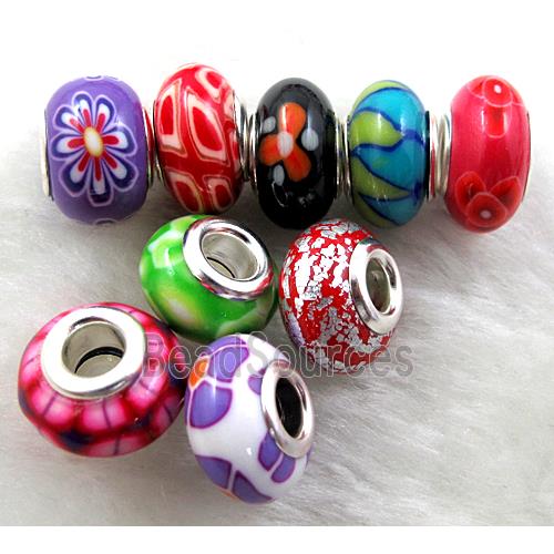 Fimo Polymer Clay Beads, mix color