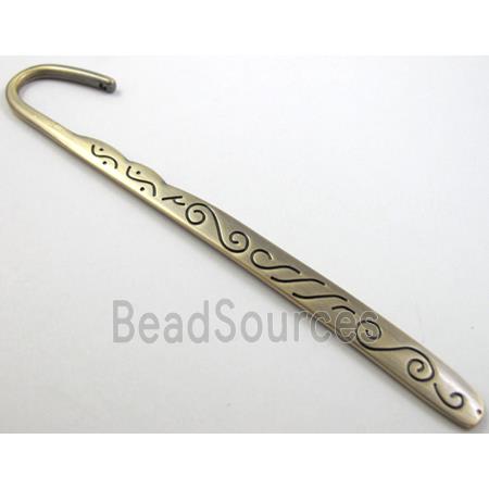 Bookmark, Bronze Plated Alloy Findings