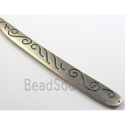 Bookmark, Bronze Plated Alloy Findings