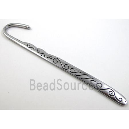 Bookmark, Platinum Plated Alloy Findings