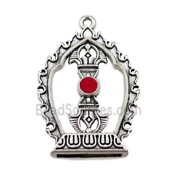 tibetan style zinc charm pendant