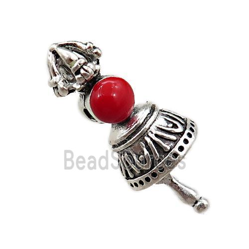 Tibetan KingKong Bell charm zinc pendant