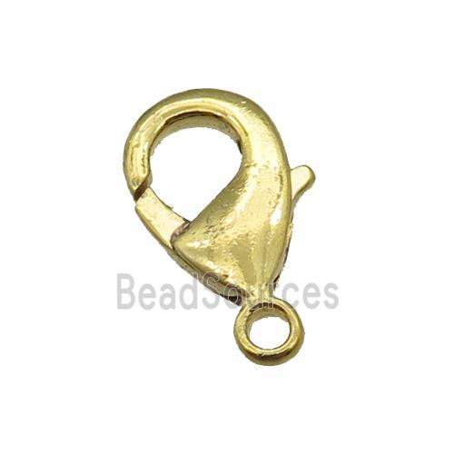 Alloy Lobster Clasp, gold plated