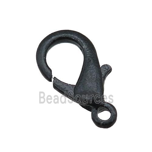 Alloy Lobster Clasp, black plated