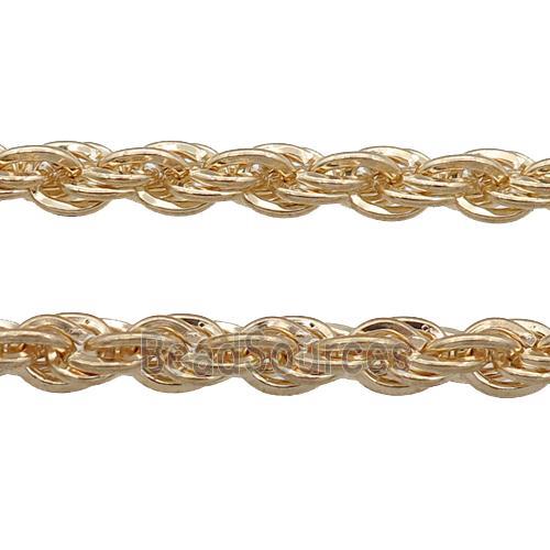 Iron Chain, gold plated