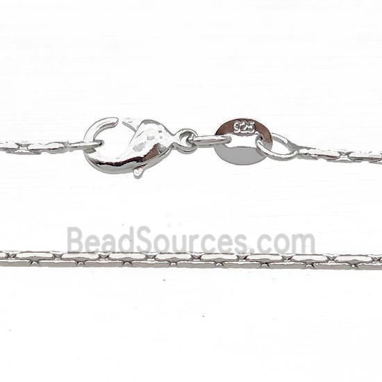 Copper Necklace Chain Unfaded Platinum Plated