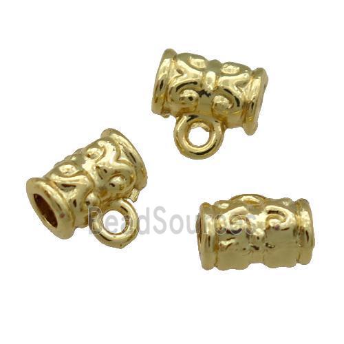 Alloy Hanger Bail Unfade 18K Gold Plated