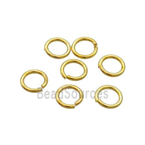 Copper Jump Ring Unfade Gold Plated